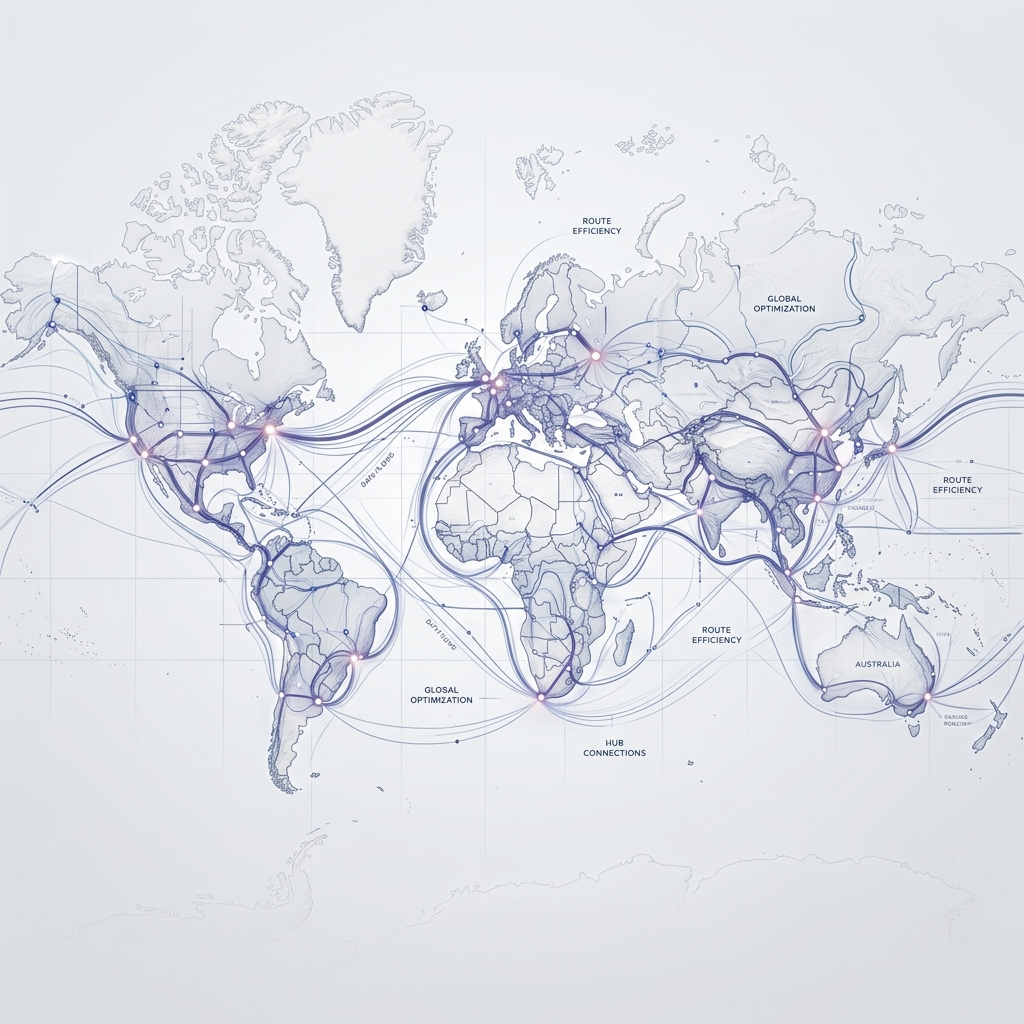 Abstract representation of logistics data streams